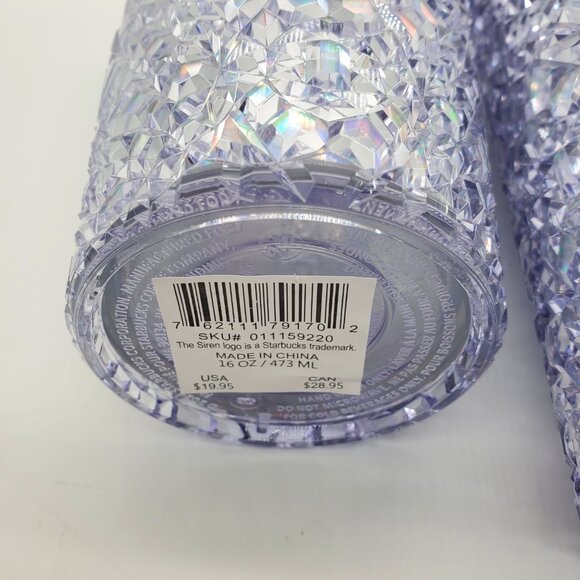 Starbucks Iridescent Gem Gemstone 16 OZ & 24 Oz Tumbler Cold Cup Set 2024 - Picture 4 of 4